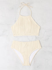 Fashion High Waist Apron Conservative Swimwear