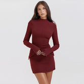 Fashion Slim-fit Long-sleeved Dress