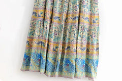 New Bohemian Printed Sleeveless Dress