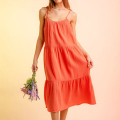 Women's Braces Skirt Splicing Strap Dress