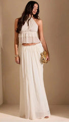 Women's Comfort And Casual Backless Maxi Dress