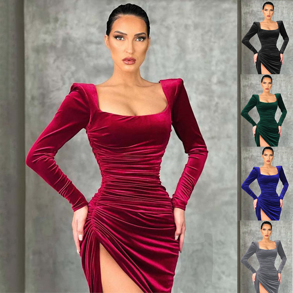 Ladies High End Babes Long Sleeve Dress