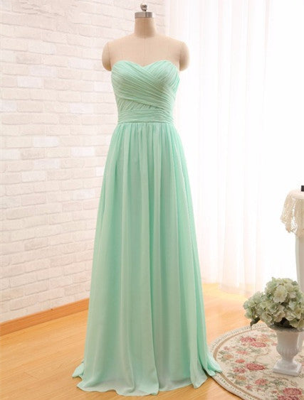 Three styles of bridesmaid Sleeveless Maxi Dress