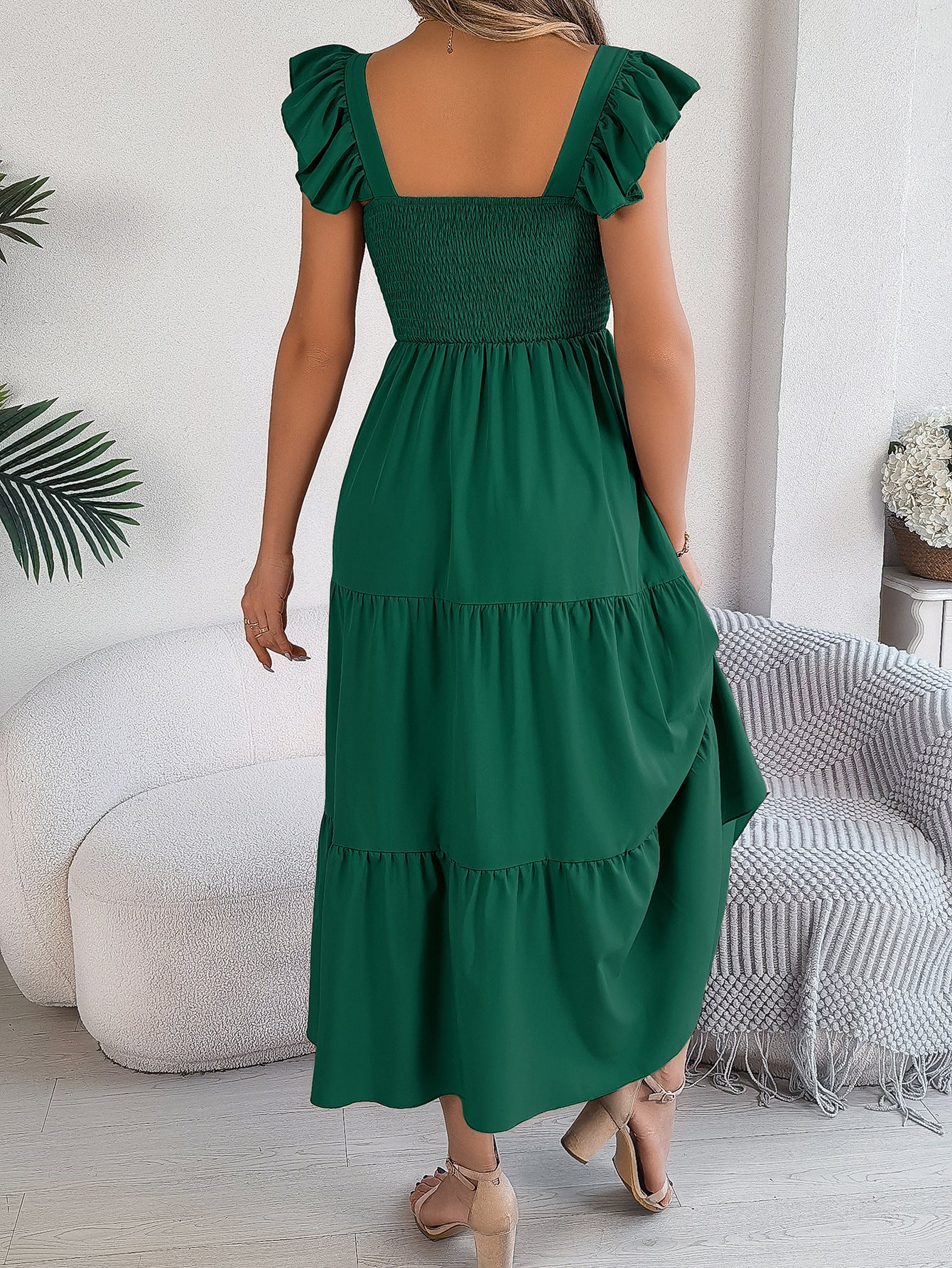 Summer Casual Women's Sleeveless Midi Dress