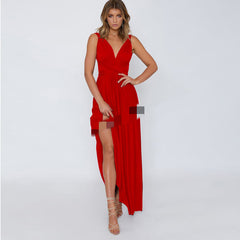 Various lace up Sleeveless Dress