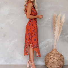 Summer New Satin Sleeveless Dress