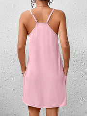 Pocketed Scoop Neck Cami Dress - Taboochic