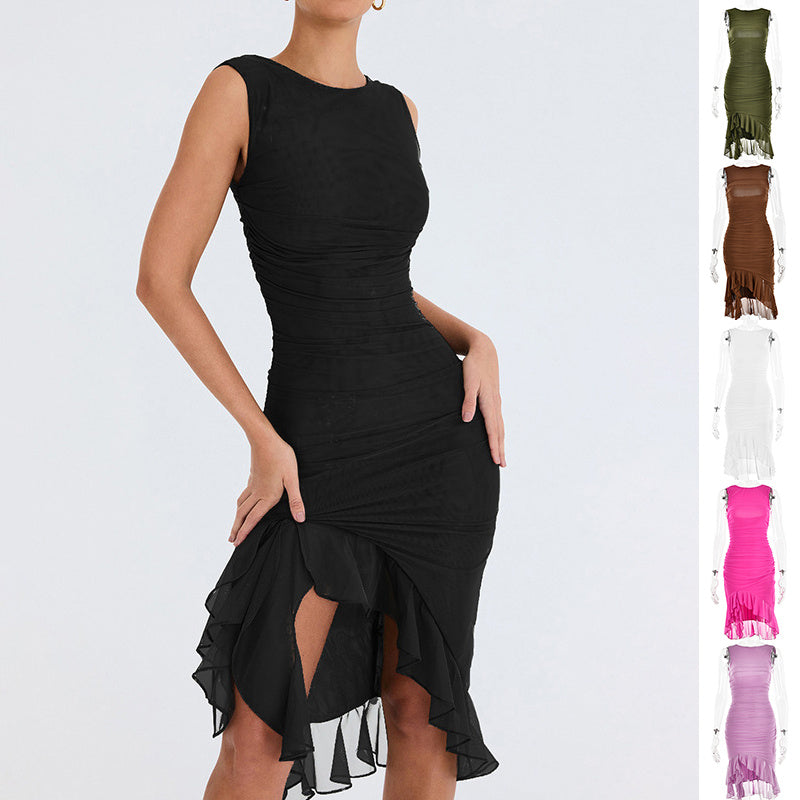 Summer Slim Skinny Sleeveless Party Club Dress