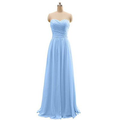 Three styles of bridesmaid Sleeveless Maxi Dress