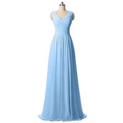 Three styles of bridesmaid Sleeveless Maxi Dress