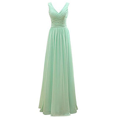 Three styles of bridesmaid Sleeveless Maxi Dress