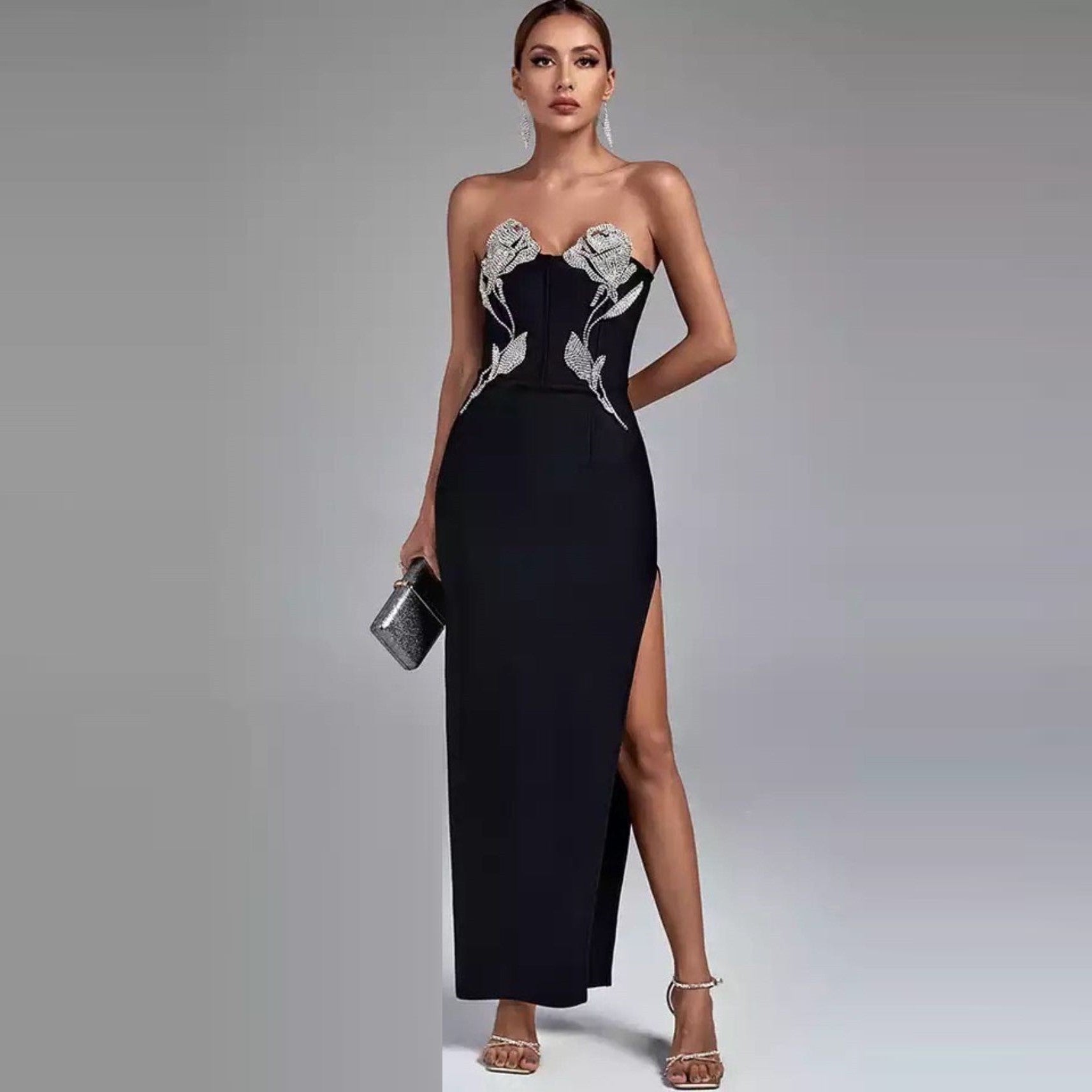 Women's Fashion Casual Bandage Off-Shoulder Dress