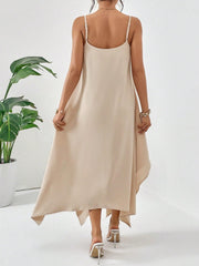 Scoop Neck Midi Cami Dress - Taboochic