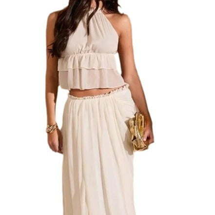 Women's Comfort And Casual Backless Maxi Dress