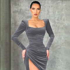 Ladies High End Babes Long Sleeve Dress