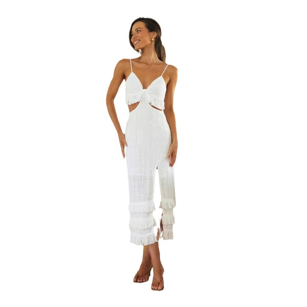 Personalized Sling Temperament Dress Close-fitting Sheath Sleeveless Dress