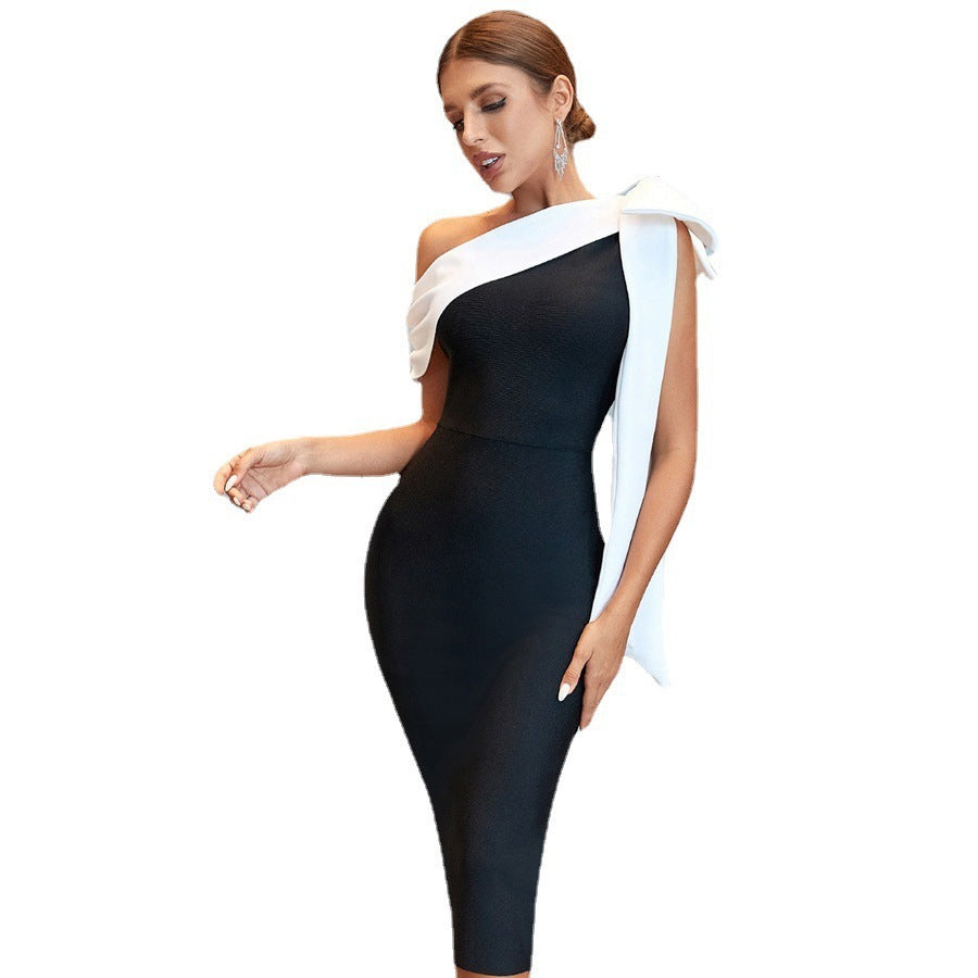 Women's Fashion Slim Fit Stretch Bandage Sleeveless Midi Party Dress