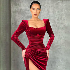 Ladies High End Babes Long Sleeve Dress