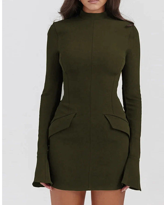 Fashion Slim-fit Long-sleeved Dress