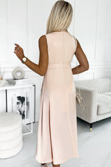 Surplice Neck Sleeveless Dress - Taboochic