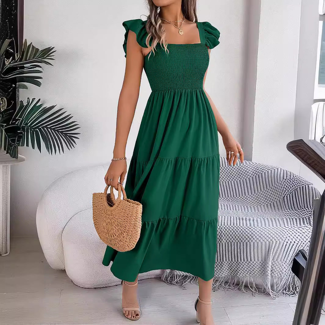 Summer Casual Women's Sleeveless Midi Dress